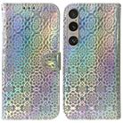 For Sony Xperia 1 VI Colorful Magnetic Buckle Leather Phone Case(Silver) - 1