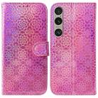 For Sony Xperia 1 VI Colorful Magnetic Buckle Leather Phone Case(Pink) - 1
