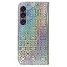 For Sony Xperia 1 VII Colorful Magnetic Buckle Leather Phone Case(Silver) - 3