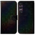 For Sony Xperia 1 VII Colorful Magnetic Buckle Leather Phone Case(Black) - 1