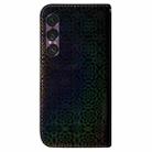 For Sony Xperia 1 VII Colorful Magnetic Buckle Leather Phone Case(Black) - 3