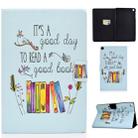 For Samsung Galaxy Tab A 10.1 (2019) T515 / T510 Voltage Painted Pattern Tablet PC Protective Leather Case with Bracket & Card Slots & Anti-skid Strip(Colorful Book) - 1