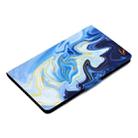 For Samsung Galaxy Tab A 8.0 (2019) T290 / T295 Voltage Painted Pattern Tablet PC Protective Leather Case with Bracket & Card Slots & Anti-skid Strip(Blue Marble) - 4