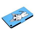 For Samsung Galaxy Tab A 8.0 (2019) T290 / T295 Voltage Painted Pattern Tablet PC Protective Leather Case with Bracket & Card Slots & Anti-skid Strip(Blue Cat) - 5