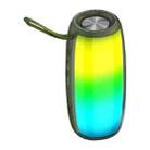 HOPESTAR P40 Pro IPX6 Waterproof RGB Light Wireless Bluetooth Speaker(Army Green) - 1