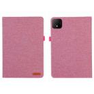 For Honor Pad GT Pro Cloth Texture Horizontal Flip PU + TPU Tablet Case(Rose Red) - 1