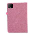 For Honor Pad GT Pro Cloth Texture Horizontal Flip PU + TPU Tablet Case(Rose Red) - 3