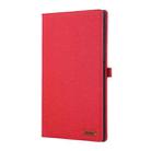 For Honor Pad X9a Fabric Texture Horizontal Flip Leather Tablet Case(Red) - 2