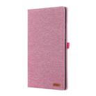 For Honor Pad X9a Fabric Texture Horizontal Flip Leather Tablet Case(Rose Red) - 2