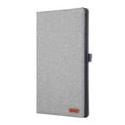 For Honor Pad X9a Fabric Texture Horizontal Flip Leather Tablet Case(Gray) - 2