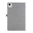 For Honor Pad X9a Fabric Texture Horizontal Flip Leather Tablet Case(Gray) - 3