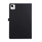 For Honor Pad X9a Fabric Texture Horizontal Flip Leather Tablet Case(Black) - 3