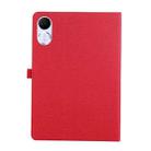 For Honor Pad V9 11.5 Fabric Texture Horizontal Flip Leather Tablet Case(Red) - 3