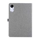 For Honor Pad V9 11.5 Fabric Texture Horizontal Flip Leather Tablet Case(Gray) - 3