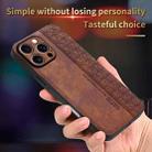 For iPhone 16 Pro Max AZNS 3D Embossed Skin Feel Phone Case(Sapphire Blue) - 3