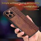 For iPhone 16 Pro AZNS 3D Embossed Skin Feel Phone Case(Black) - 3