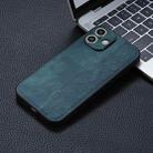 For iPhone 16 Plus AZNS 3D Embossed Skin Feel Phone Case(Dark Green) - 2