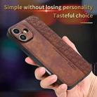 For iPhone 16 Plus AZNS 3D Embossed Skin Feel Phone Case(Dark Green) - 3