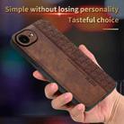 For iPhone 16e AZNS 3D Embossed Skin Feel Phone Case(Black) - 3