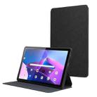 For Lenovo Tab M10 3rd Gen PU Flip Tablet Protective Leather Tablet Case(Black) - 1