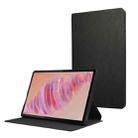 For Lenovo Tab Plus 11.5 PU Flip Tablet Protective Leather Tablet Case(Black) - 1