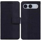 For OnePlus Nord 4 Geometric Embossed Leather Phone Case(Black) - 1