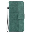 For OnePlus Nord CE4 Lite Geometric Embossed Leather Phone Case(Green) - 3