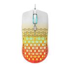 HXSJ S500 3600DPI Colorful Luminous Wired Mouse, Cable Length: 1.5m(Orange Yellow) - 1