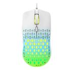 HXSJ S500 3600DPI Colorful Luminous Wired Mouse, Cable Length: 1.5m(Blue Green) - 1