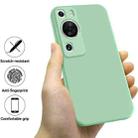 For Huawei P60 / P60 Pro Solid Color Liquid Silicone Dropproof Full Coverage Protective Case(Green) - 2