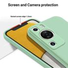 For Huawei P60 / P60 Pro Solid Color Liquid Silicone Dropproof Full Coverage Protective Case(Green) - 3