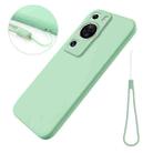 For Huawei P60 / P60 Pro Solid Color Liquid Silicone Dropproof Full Coverage Protective Case(Green) - 5