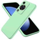 For Huawei nova Y72 / Enjoy 70 Solid Color Liquid Silicone Dropproof Full Coverage Protective Case(Green) - 1
