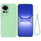 For Huawei nova 12 Solid Color Liquid Silicone Dropproof Full Coverage Protective Case(Green) - 1