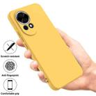 For Huawei nova 13 Solid Color Liquid Silicone Dropproof Full Coverage Protective Case(Yellow) - 2