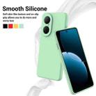 For Huawei nova Y73 4G Solid Color Liquid Silicone Dropproof Full Coverage Phone Case(Green) - 3