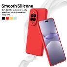 For Huawei nova 14 5G Solid Color Liquid Silicone Dropproof Full Coverage Phone Case(Red) - 3