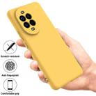 For Huawei nova 14 5G Solid Color Liquid Silicone Dropproof Full Coverage Phone Case(Yellow) - 2