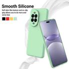 For Huawei nova 14 5G Solid Color Liquid Silicone Dropproof Full Coverage Phone Case(Green) - 3