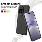 For Huawei nova 14 Pro 5G Solid Color Liquid Silicone Dropproof Full Coverage Phone Case(Black) - 3