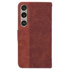 For Sony Xperia 1 VI Geometric Embossed Leather Phone Case(Brown) - 3