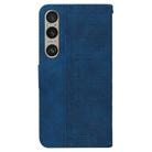 For Sony Xperia 1 VI Geometric Embossed Leather Phone Case(Blue) - 3