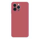 For iPhone 15 Pro Imitation Liquid Silicone Phone Case(Red) - 1