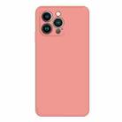 For iPhone 15 Pro Imitation Liquid Silicone Phone Case(Pink) - 1