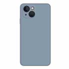 For iPhone 15 Plus Imitation Liquid Silicone Phone Case(Grey) - 1