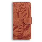 For Honor Play 60 Plus Tiger Embossing Pattern Flip Leather Phone Case(Brown) - 3
