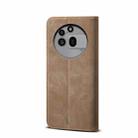 For Nothing Phone 3a Pro Denim Texture Casual Style Flip Leather Case(Khaki) - 3