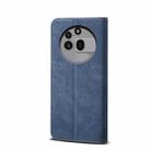 For Nothing Phone 3a Pro Denim Texture Casual Style Flip Leather Case(Blue) - 3
