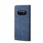 For Nothing Phone 3a Denim Texture Casual Style Flip Leather Case(Blue) - 3