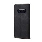 For Nothing Phone 3a Denim Texture Casual Style Flip Leather Case(Black) - 3